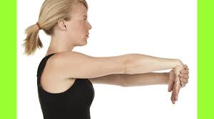 Gently Stretch the Wrist for Tennis Elbow